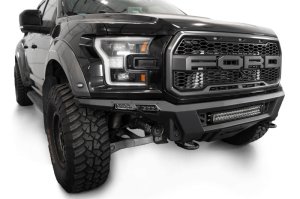 Ford F-150 Raptor Bumper - Front - Addictive Desert Designs - Phantom - Hammer Black Powder Coat - `17-`20 Ford F-150 Raptor Bumper - Front - Addictive Desert Designs - Phantom - Hammer Black Powder Coat - `17-`20